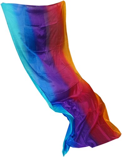 Winged Sirenny Bauchtanz Seidenschleier, Leichter Handbemalter Schleier aus Seide für Tanz, Bühnenshows & Künstlerische Darbietungen. Tragetasche & Handgerollten Kanten, Morgenröte am Meer Winged Sirenny Bauchtanz Seidenschleier, Leichter Handbemalter Schleier aus Seide für Tanz, Bühnenshows & Künstlerische Darbietungen. Tragetasche & Handgerollten Kanten, Morgenröte am Meer von Winged Sirenny