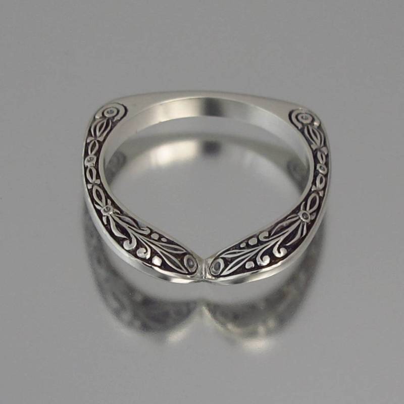 Silberring Ehering, Gravurring, Gräfin Ring Aus Sterling Silber | Für Größen 7-9.5 von WingedLion