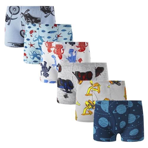Winging Day Unterhose für kleine Jungen, Baumwolle, weich, Multipack, Farbe Nr. 22, 10 von Winging Day