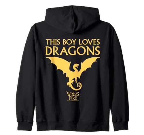 Wings of Fire Boy Loves Dragons Kapuzenjacke Wings of Fire Boy Loves Dragons Kapuzenjacke von Wings of Fire