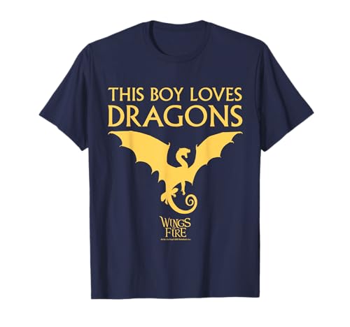 Wings of Fire Boy Loves Dragons T-Shirt Wings of Fire Boy Loves Dragons T-Shirt von Wings of Fire