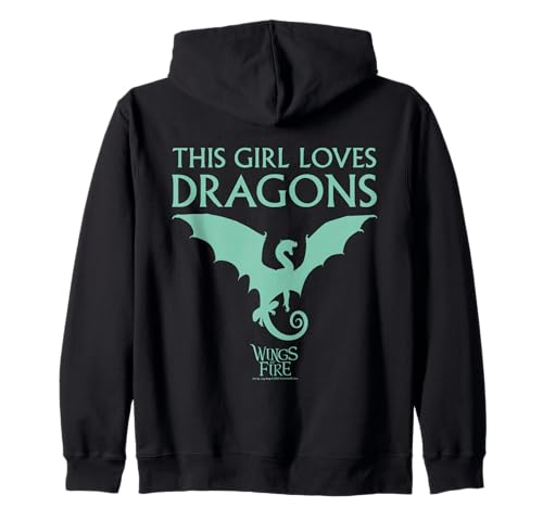 Wings of Fire Girl Loves Dragons Kapuzenjacke Wings of Fire Girl Loves Dragons Kapuzenjacke von Wings of Fire