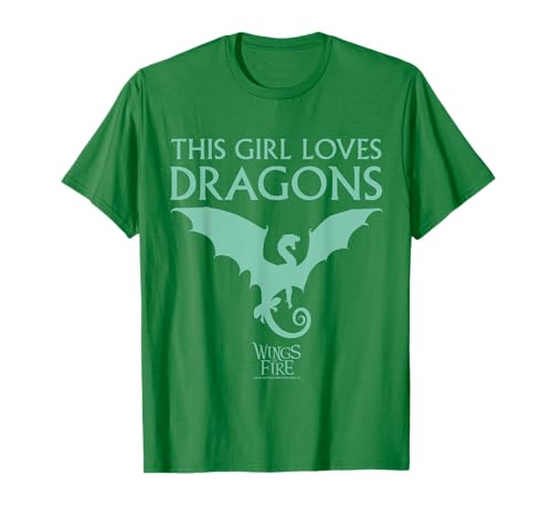 Wings of Fire Girl Loves Dragons T-Shirt Wings of Fire Girl Loves Dragons T-Shirt von Wings of Fire
