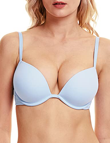 Wingslove Damen Push Up BH Deep V Plunge Bügel T-Shirt BH Multiway 2 Cups Up Wingslove Damen Push Up BH Deep V Plunge Bügel T-Shirt BH Multiway 2 Cups Up von Wingslove