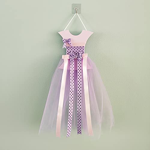 Winhappyhome Prinzessin Kleid Muster Anhänger Kinder Haarnadel Haarschmuck Aufbewahrung Dekoration Wandbehang Mädchen Schlafzimmer Multifunktionale Dekoration Basteln (Lila) von Winhappyhome