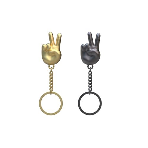 Winkee Rocks - Peace Schlüsselanhänger I Das Handzeichen für Frieden I Inspirierender Begleiter für Schlüssel & Taschen Farbauswahl erfolgt zufällig Winkee Rocks - Peace Schlüsselanhänger I Das Handzeichen für Frieden I Inspirierender Begleiter für Schlüssel & Taschen Farbauswahl erfolgt zufällig von Winkee Rocks