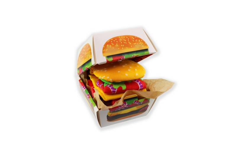Winkee Freizeitsocken Burger Socken in 41-45 (2 Paare) von Winkee