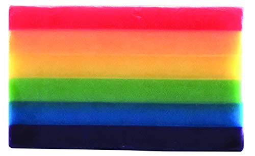 Winkee - Regenbogen Seife | Handseife für Männer und Frauen | Rainbow Soap | LGBTQ Soap | Seife Stück zum Händewaschen | Duschseife Männer & Frauen | Körperseife | Geschenk für Weihnachten von Winkee