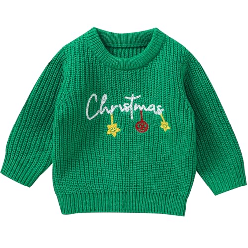 Winmany Baby Weihnachtspullover Kleinkind Jungen Mädchen Stricken Weihnachten Pullover Outfit Kinder Herbst Winter Kleidung von Winmany