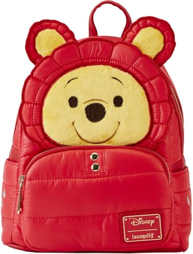 Winnie The Pooh Loungefly - Puffer Jacket Cosplay Frauen Mini-Rucksack rot/gelb von Winnie the Pooh