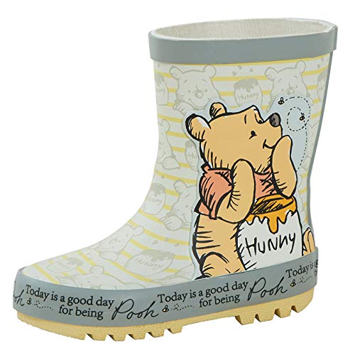 Winnie the Pooh Girls Kaba Wellington Boots Yellow 8 UK Child von Disney