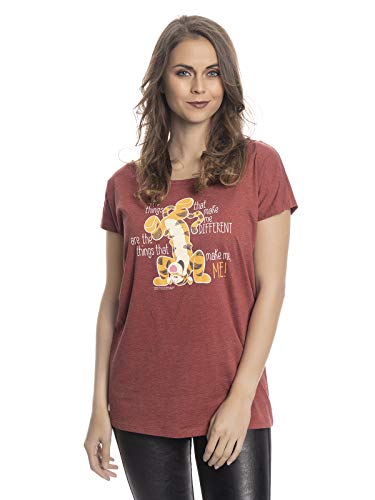 Winnie The Pooh Tigger - Different Frauen T-Shirt rot meliert XXL von Winnie Puuh