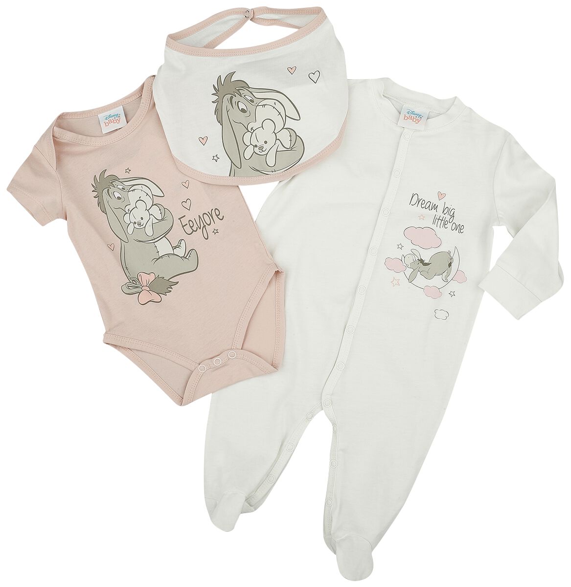 Winnie The Pooh - Disney Set für Babys - Kids - Eyore - für Mädchen - multicolor  - EMP exklusives Merchandise! von Winnie the pooh