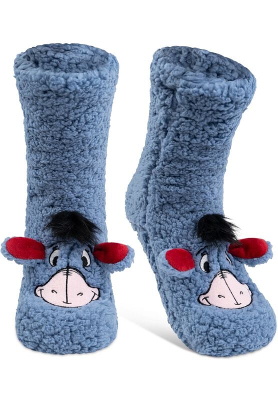 Winnie The Pooh - Disney Socken - I-Aah - EU 38-43 - für Damen - Größe EU 38-43 - blau  - Lizenzierter Fanartikel von Winnie the pooh