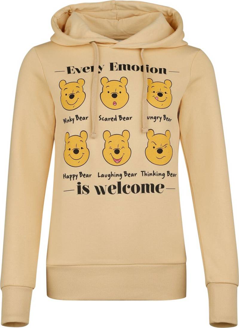 Winnie The Pooh Every Emotion Is Welcome Kapuzenpullover beige in M von Winnie the pooh