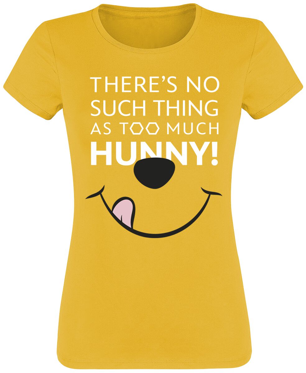Winnie The Pooh There's No Such Thing As Too Much Hunny! T-Shirt gelb in L von Winnie the pooh