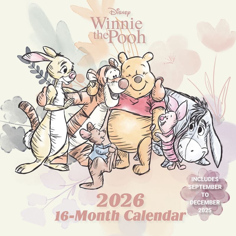 Winnie The Pooh Wandkalender 2026 Wandkalender multicolor von Winnie the pooh