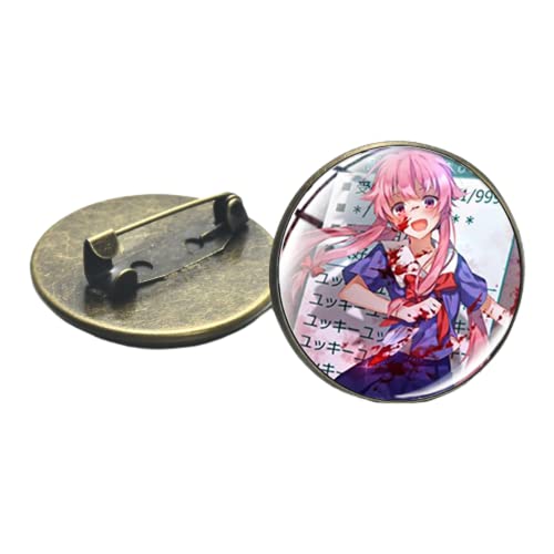 Anime Mirai Nikki Zukünftige Tagebuch Broschen Kollektion Cosplay Abzeichen Cartoon Muster Glas Cabochon Brosche Pin Ornamente, Glas Anime Mirai Nikki Zukünftige Tagebuch Broschen Kollektion Cosplay Abzeichen Cartoon Muster Glas Cabochon Brosche Pin Ornamente, Glas von Winntii