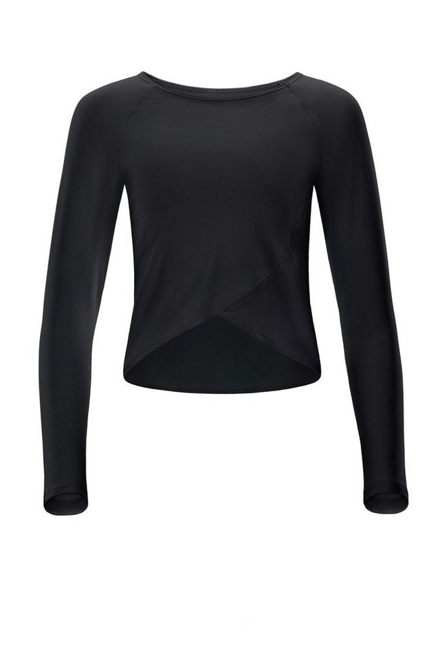 Winshape Langarmshirt Cropped Functional Light and Soft Overlap-Applikation von Winshape