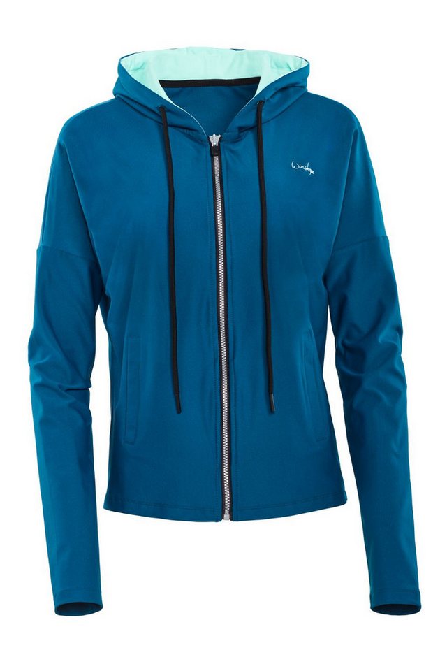 Winshape Trainingsjacke Functional Comfort Jacket J008C mit Ton-in-Ton-Farbakzent von Winshape