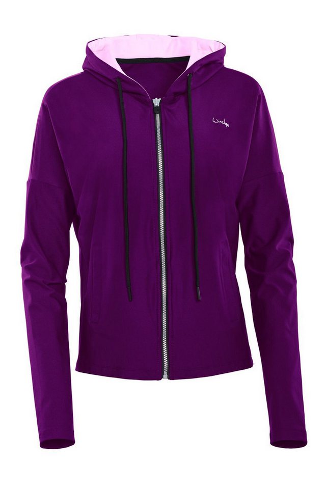 Winshape Trainingsjacke Functional Comfort Jacket J008C mit Ton-in-Ton-Farbakzent von Winshape