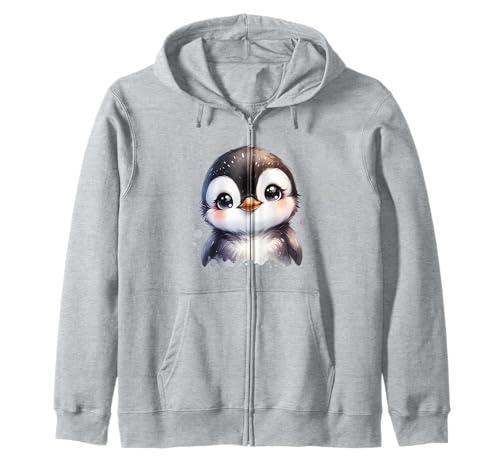 Niedlicher Pinguin mit großen Augen - Wintertier Design für Kinder Kapuzenjacke Niedlicher Pinguin mit großen Augen - Wintertier Design für Kinder Kapuzenjacke von Winter Animal Designs for Penguin Fans and Kids