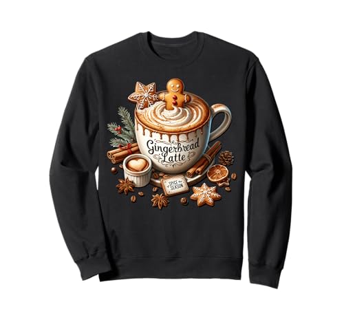 Gingerbread Latte Graphic for Women Christmas Coffee Mug Sweatshirt Gingerbread Latte Graphic for Women Christmas Coffee Mug Sweatshirt von Winter Gifts For Women Christmas Mugs For Xmas