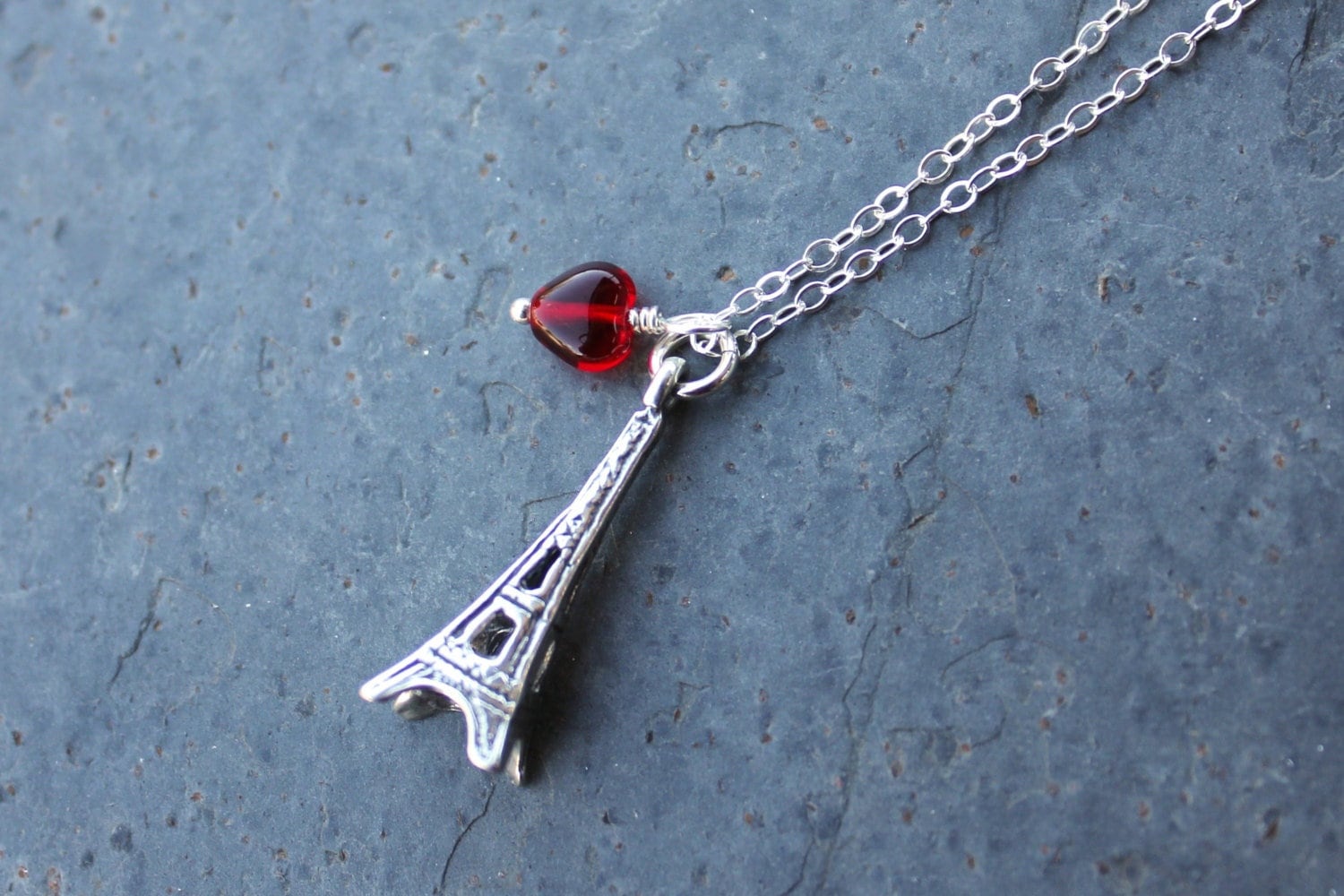 Ich Liebe Paris Frankreich Sterling Silber Halskette - Eiffelturm Charme & Rotes Herz Reisen Sie Europa Helles Oder Antikisiertes Glänzendes Schwarz Ich Liebe Paris Frankreich Sterling Silber Halskette - Eiffelturm Charme & Rotes Herz Reisen Sie Europa Helles Oder Antikisiertes Glänzendes Schwarz von WinterberryJewelry