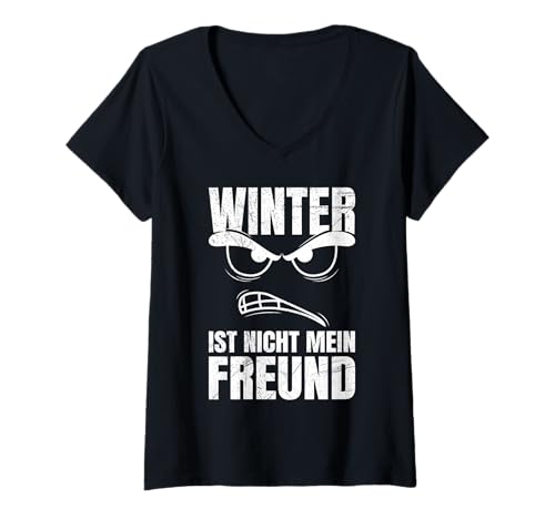 Damen Winterdienst Winter IST Nicht Mein Freund Schneeräumer T-Shirt mit V-Ausschnitt Damen Winterdienst Winter IST Nicht Mein Freund Schneeräumer T-Shirt mit V-Ausschnitt von Winterdienst T-Shirt Straßenwärter Schnee Räumen