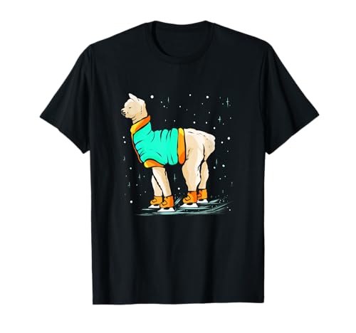 Eiskunstlauf Geschenk Alpaka Kinder Eiskunstläuferin Eislauf T-Shirt Eiskunstlauf Geschenk Alpaka Kinder Eiskunstläuferin Eislauf T-Shirt von Wintersport Eislaufen Shop