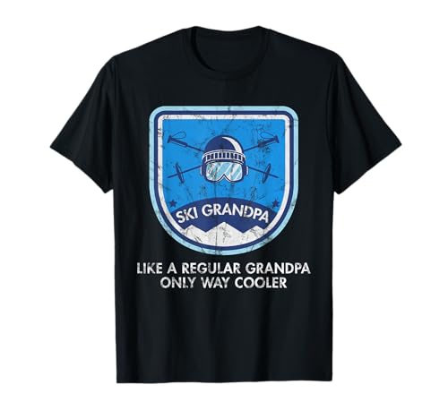 Ski Opa Skifahren Snowboard Skifahrer Berge Herren Outfit T-Shirt Ski Opa Skifahren Snowboard Skifahrer Berge Herren Outfit T-Shirt von Wintersport Party Skipiste Kostüm Männer Outfits