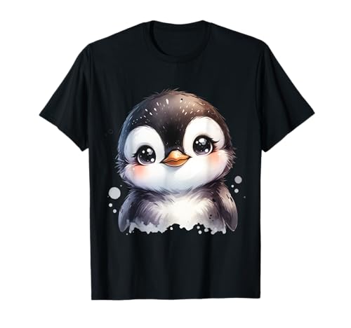 Niedlicher Pinguin mit großen Augen für Kinder T-Shirt Niedlicher Pinguin mit großen Augen für Kinder T-Shirt von Wintertiere Kinder Motive Pinguinfreunde
