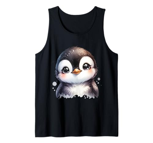 Niedlicher Pinguin mit großen Augen für Kinder Tank Top Niedlicher Pinguin mit großen Augen für Kinder Tank Top von Wintertiere Kinder Motive Pinguinfreunde