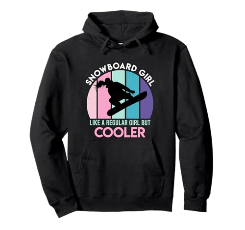 Snowboard Girl Frauen Snowboarderin Damen Pullover Hoodie Snowboard Girl Frauen Snowboarderin Damen Pullover Hoodie von Winterurlaub Skiurlaub Boarder Snowboard Geschenke