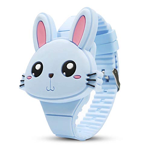 Winthai Kinder Kinder niedlichen Cartoon Kaninchen Form flip-Cover silikon led digitaluhr für Junge mädchen Geburtstag Weihnachten neujahr Urlaub Geschenk blau Winthai Kinder Kinder niedlichen Cartoon Kaninchen Form flip-Cover silikon led digitaluhr für Junge mädchen Geburtstag Weihnachten neujahr Urlaub Geschenk blau von Winthai