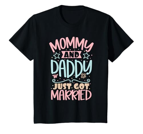 Kinder Mama und Papa haben geheiratet T-Shirt Kinder Mama und Papa haben geheiratet T-Shirt von Wir haben geheiratet Designs