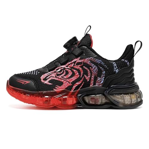 WirSSGut Kinder Turnschuhe Jungen Laufschuhe Leicht Sportschuhe Atmungsaktiv Sneakers Kinderschuhe Basketballschuhe Walkingschuhe Blau.Gr35 von WriSSGut