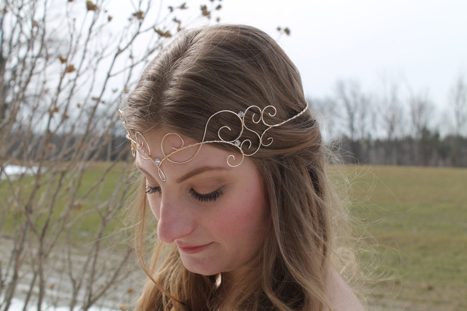 Handgemachte Draht Elfen Tiara Renaissance Brautkrone Handgemachte Draht Elfen Tiara Renaissance Brautkrone von WirePrincess