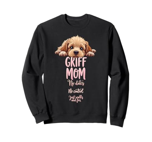 Lustiger Griff Mama Hund Drahthaar Griffon Mama Humor Zitat Sweatshirt Lustiger Griff Mama Hund Drahthaar Griffon Mama Humor Zitat Sweatshirt von Wirehaired Pointing Griffon Fun Designs