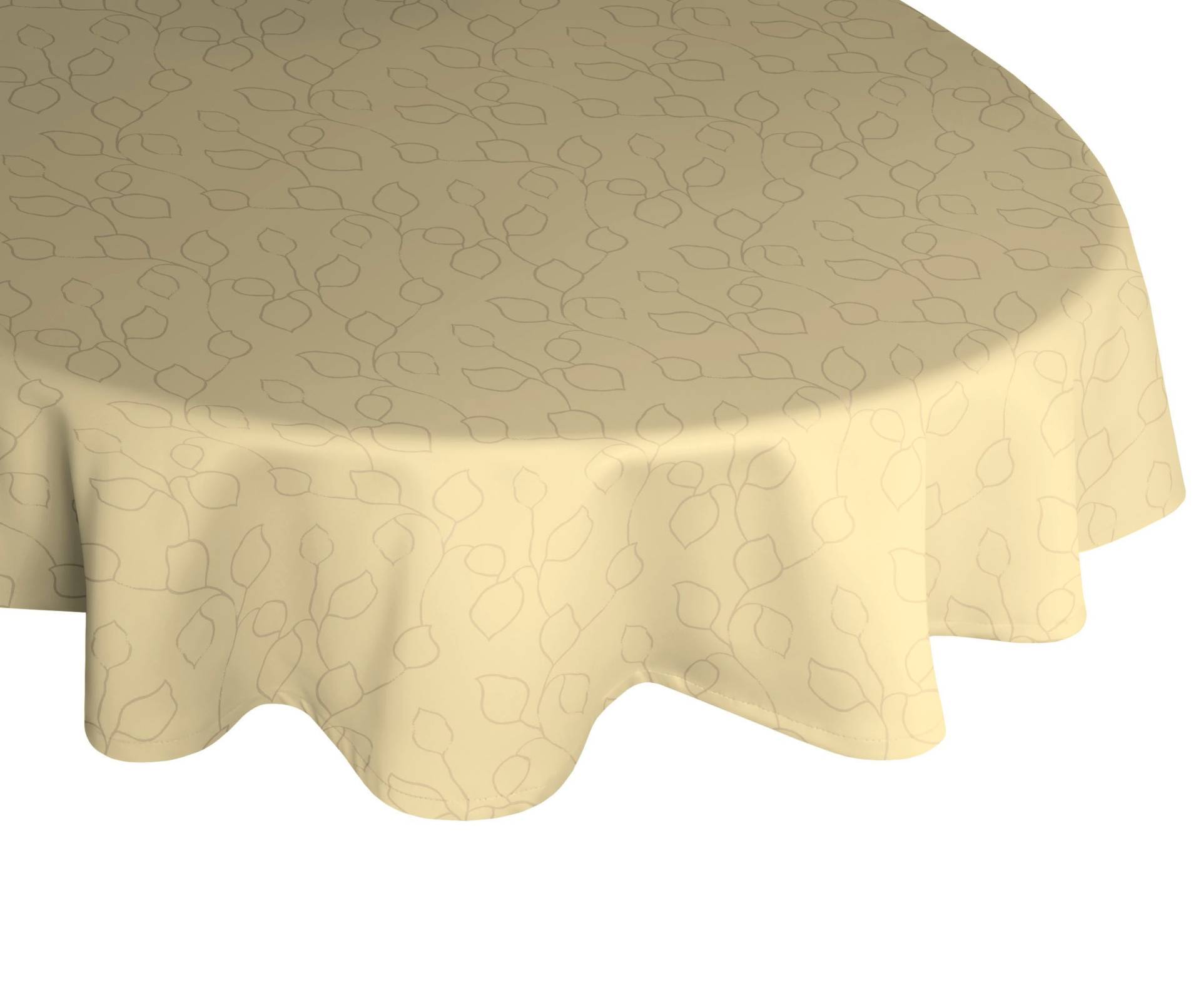 Wirth Tischdecke "Westport", (1 St.), Made in Germany, Jacquard Dekostoff, Blatt-Design, Pflegeleicht von Wirth