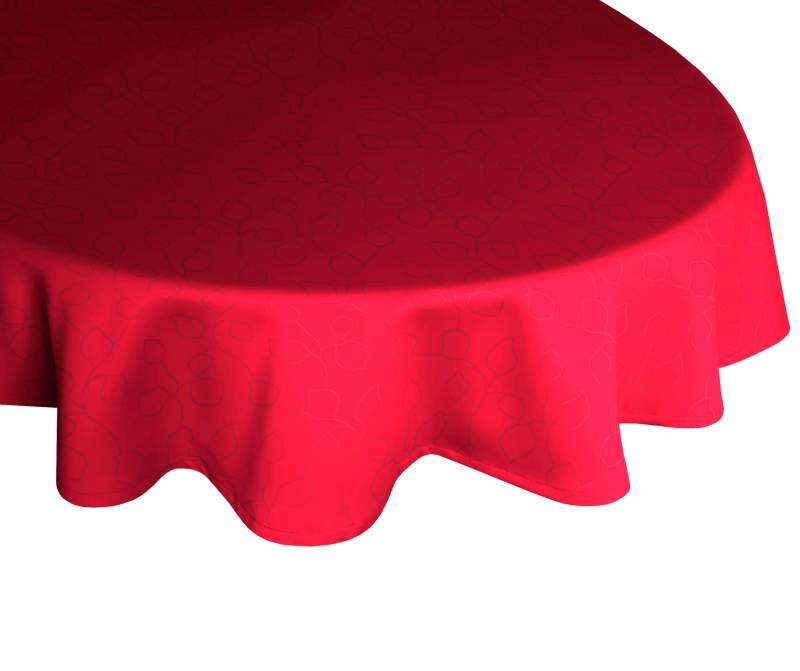 Wirth Tischdecke "Westport" Made in Germany, Jacquard Dekostoff, Blatt-Design, Pflegeleicht von Wirth