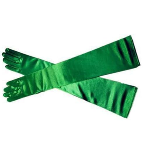 Wisafory 1 Paar Satin Handschuhe Damen Lang Abendhandschuhe 1920er Elegant Opernhandschuhe Elastisch Fingerhandschuhe Ellenbogen Handschuhe Tanzhandschuhe für Hochzeit Cosplay Party Grün Wisafory 1 Paar Satin Handschuhe Damen Lang Abendhandschuhe 1920er Elegant Opernhandschuhe Elastisch Fingerhandschuhe Ellenbogen Handschuhe Tanzhandschuhe für Hochzeit Cosplay Party Grün von Wisafory