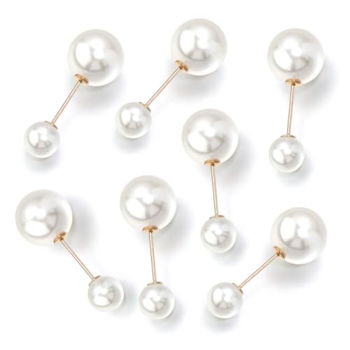 Wisafory 10 Stück Broschennadeln mit künstlichen Perlen Damen Brosche Nadel Doppel-perlen-broschen-sicherheitsnadel-Pullover Damen Perlen-Kragen-Pins für Mädchen Kleidung Dekoration Gold 38mm Wisafory 10 Stück Broschennadeln mit künstlichen Perlen Damen Brosche Nadel Doppel-perlen-broschen-sicherheitsnadel-Pullover Damen Perlen-Kragen-Pins für Mädchen Kleidung Dekoration Gold 38mm von Wisafory