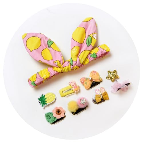 Wisafory 8 Stück Haarspangen für Neugeborene Niedliche Baby-Haarspangen Mini Blumenmuster Haarschleifen Hairband Haarschmuck Stoff Haarzubehör für Babys und Kleinkinder Mädchen 5# von Wisafory