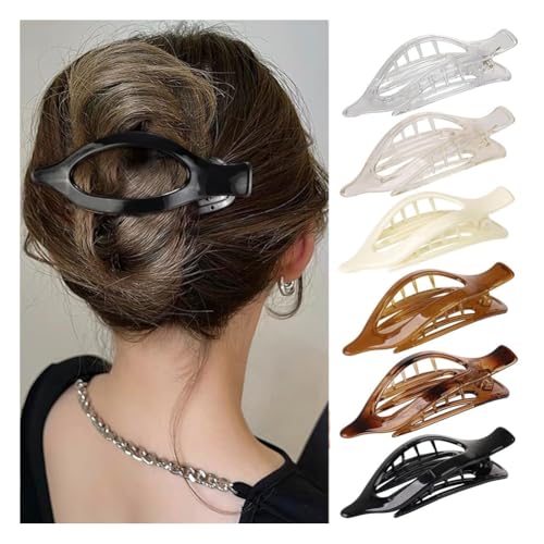 Wisafory Haarklammer Matte Haarspangen Modisch Rutschfeste Haar Clips Haar-Accessoires Haarschmuck Haarkrallen Geschenk für Damen und Mädchen Dünnes, Dickes, Lockiges Haar Satz 23 von Wisafory