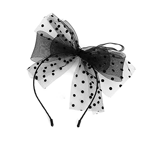 Wisafory Schleife Haarreifen Damen Spitze Schleife Stirnband Große Tüll Bowknot Haarband Punktmuster Haarschleife Elastisch Stirnbänder Vintage Elegant Kopfschmuck für Frauen Mädchen Wisafory Schleife Haarreifen Damen Spitze Schleife Stirnband Große Tüll Bowknot Haarband Punktmuster Haarschleife Elastisch Stirnbänder Vintage Elegant Kopfschmuck für Frauen Mädchen von Wisafory
