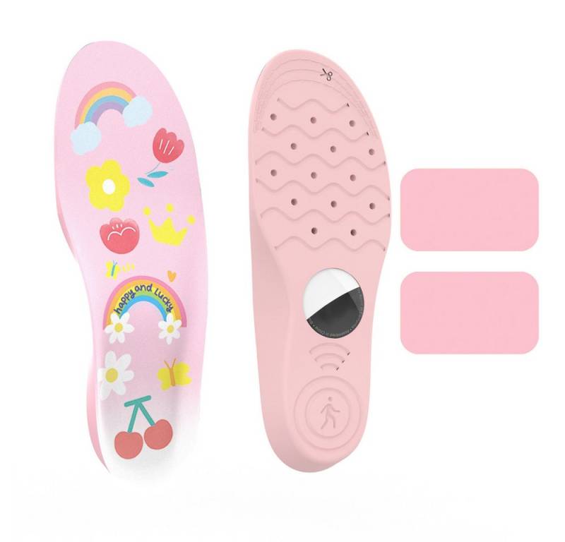 Wisam Einlegesohlen AirTag Schuheinlage Schutzhülle 155-170 mm Rosa von Wisam