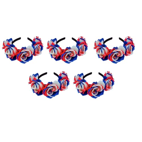 Wisboey 5 Stück Blau Weiß Rot Sport Haarband für Frauen Haar Kopf Reifen Sport Stirnband Ersatz Wisboey 5 Stück Blau Weiß Rot Sport Haarband für Frauen Haar Kopf Reifen Sport Stirnband Ersatz von Wisboey