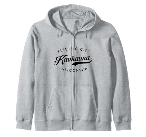 Kaukauna WI Electric City für Männer Frauen Kapuzenjacke Kaukauna WI Electric City für Männer Frauen Kapuzenjacke von Wisconsin WI Script Pride Products