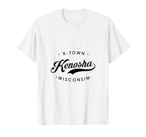 Kenosha K-Town WI für Männer und Frauen. T-Shirt von Wisconsin WI Script Pride Products